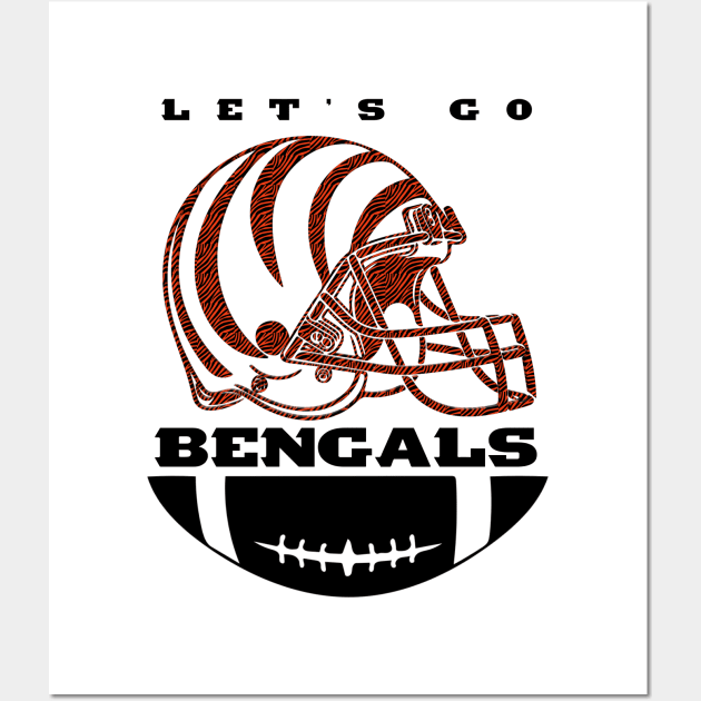 Let's Go Bengals Wall Art by NFLapparel